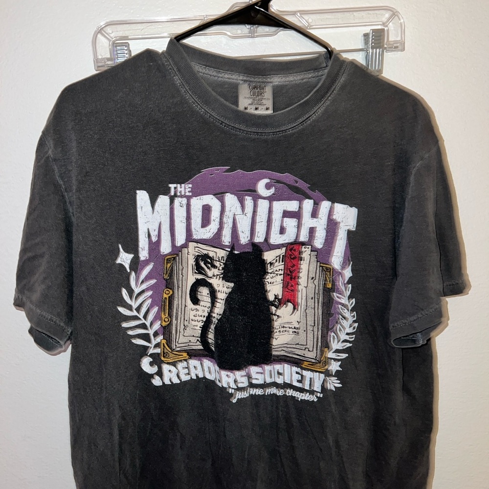 Comfort Colors Gray and Purple Graphic Tee